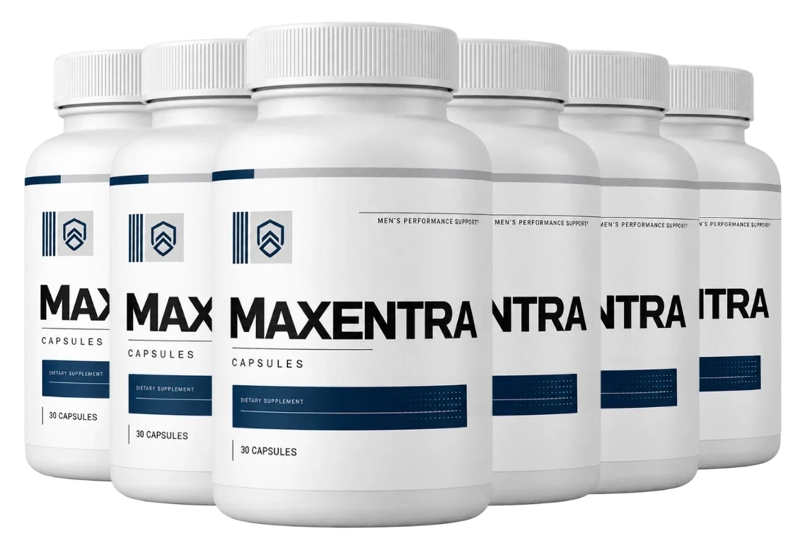 Six bottles of Maxentra capsules